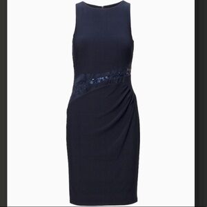 Lauren Ralph Lauren Silk and Sequined waist Dress